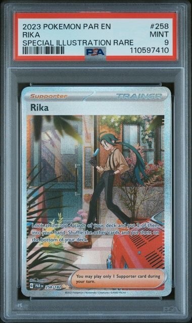 RIKA #258 PSA 9 • 2023 POKEMON PAR EN-PARADOX RIFT SPECIAL