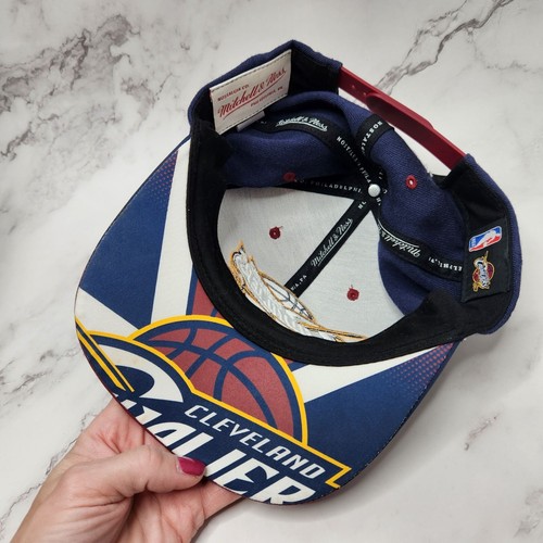 NBA Cleveland Cavaliers Cavs Mitchell & Ness Wool Snapback Baseball Hat Cap - Picture 4 of 10