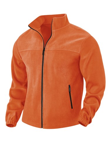 Hombre Polar Polar Chaqueta Cremallera Cuello Chaqueta - Imagen 10 de 30