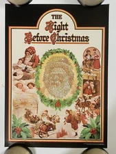 Christmas Vintage Original Poster Pro arts The Night Before Christmas 1980