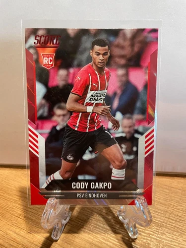 Panini Fifa Score 2021-22 Soccer Trading Cards # 195 Cody Gakpo RC Red Lava PSV
