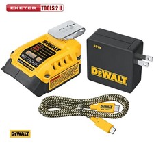 Dewalt DCB094K 18v USB Port Fast Battery Charger 15 Min 240v Powerbank  + Cable