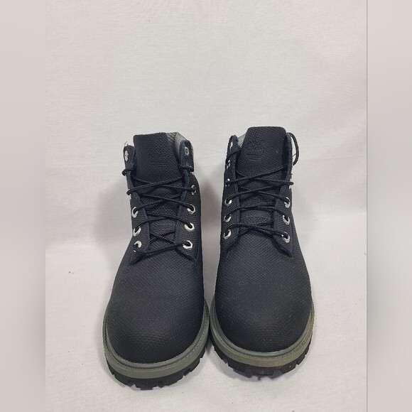 TIMBERLAND Black Leather Helcor Boots Heritage Size 6.5 Mens | eBay