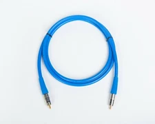 Canare L-5CFB 75ohm RCA to RCA, Pro Digital Audio Video Blue Coax Cable.