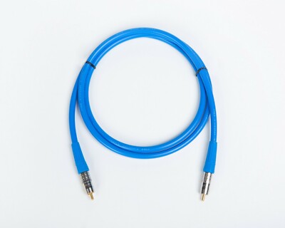 Canare L-5CFB 75ohm RCA to RCA, Pro Digital Audio Video Blue Coax Cable.