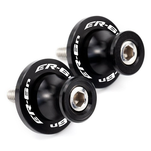 ER-6N Swingarm Spools Rear Stand Screws Sliders 10MM For Kawasaki ER6N ER 6N - Picture 16 of 27