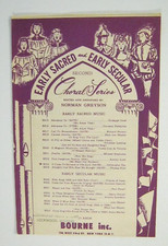 O Come Ye Servants Of The Lord Christopher Tye Bourne Inc ES23 1957 SATB