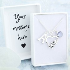 Cherub Charm Necklace, Personalised Gift, Angel Jewellery, Loss Sympathy Gifts