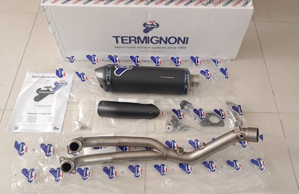 Termignoni Systeme D'echappement Titane Carbone Yamaha T-max 560 2020
