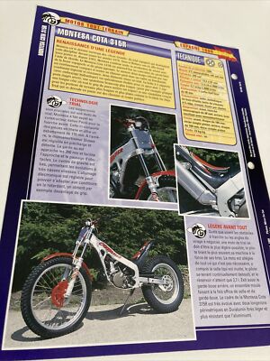 Montesa cota 315R 1999 315 R fiche carte moto passion collection
