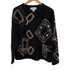 Victoria Harbour Vintage Cardigan Sweater Wom...