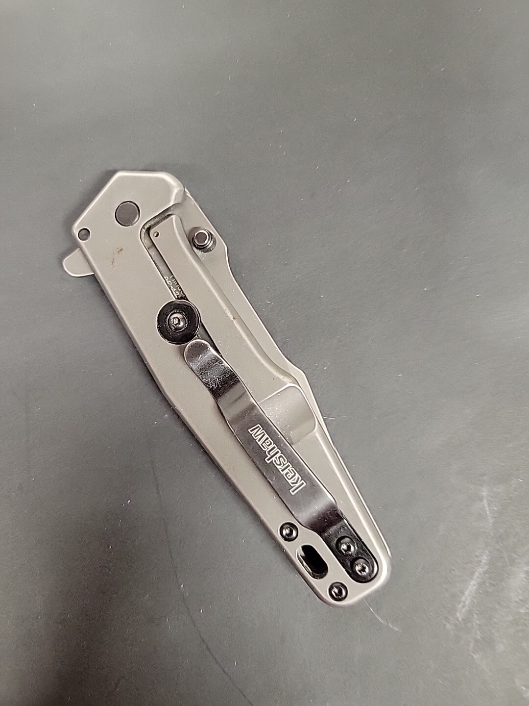 Kershaw Ferrite 1557TI Titanium Folding Pocket Knife 1557 Hinderer