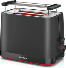 Bosch Mymoment Infuse TAT3M123GB - Compact 2-Slice Toaster with Reheat/Defrost, 