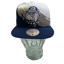 Georgetown University Mitchell & Ness Snapback Multicolor Trucker Hat Youth Fit