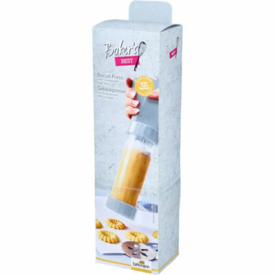 Birkmann Bakers Best Gebäckpresse Kekspresse Plätzchen mit 10 Motivscheiben