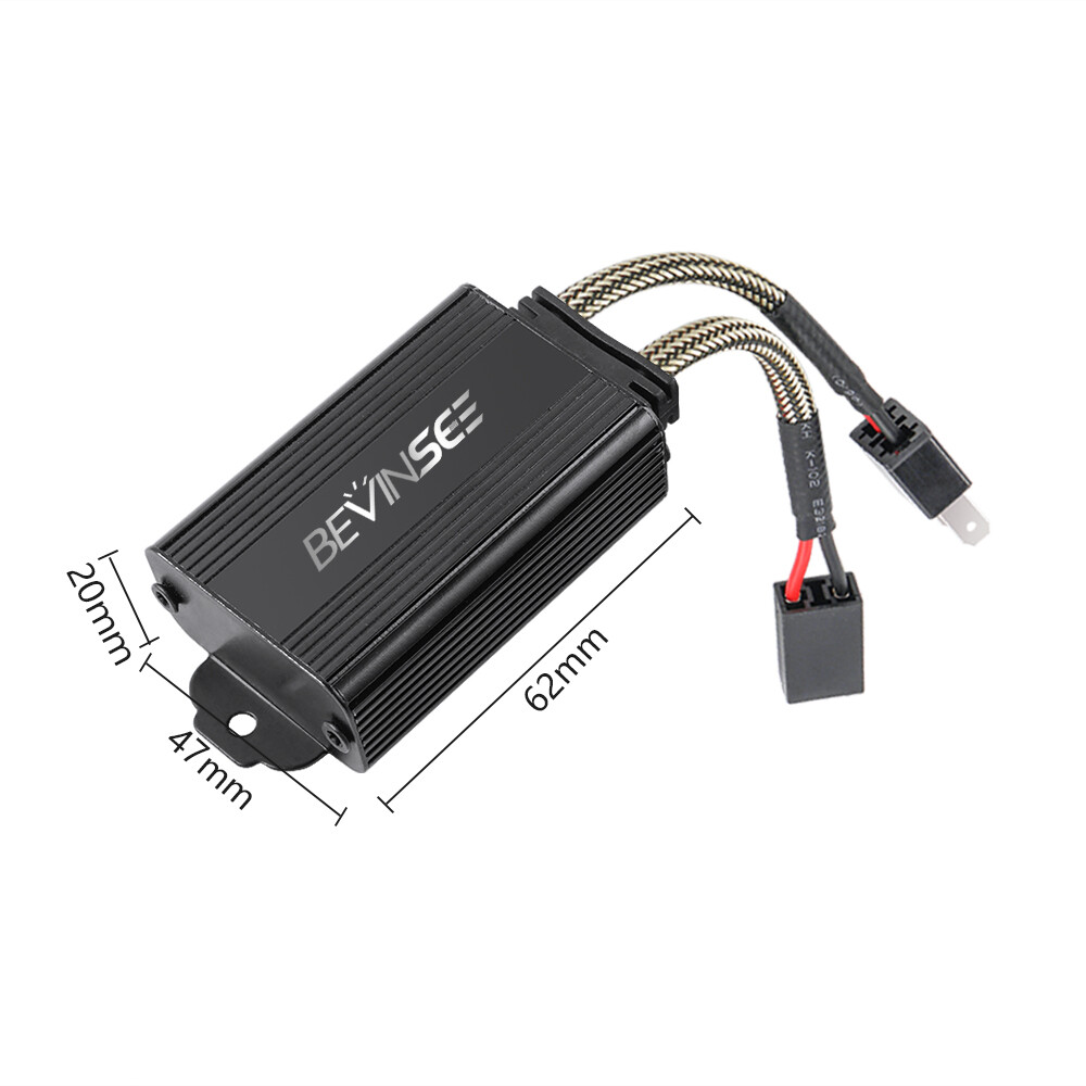 Décodeur LED Anti-clignotement Pour Phares H7 – 2 Pièces – Résout Erreurs Tableau De Bord – Installation Plug And Play