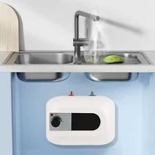 1.5KW Small Electric Hot Water Heater Indoor Mini Tank Point-Of-Use Instant Hot