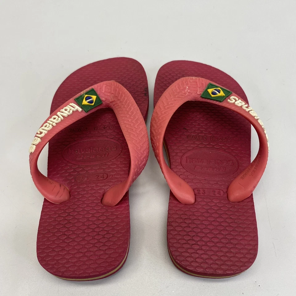 Havaianas Brasil Bebé Talla 7 Sandalia Chanclas Zapatos (b4) Foto 2 de 4