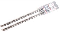 2 X Bosch Hammerbohrer 12X265 Mm Sds Plus-5 Bohrer Nr. 1618596182 Beton Stein