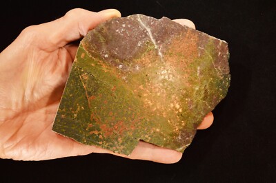 COPPER Lapidary Slab 6 1/2'' x 5'' 11 Oz Rough Cabbing Slice Rock Mineral Specimen