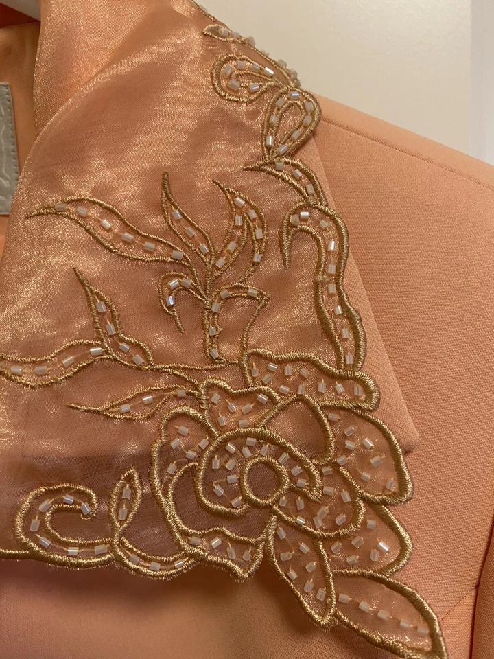 Promise New York 3 Piece Peach Suit - Image 4 of 4