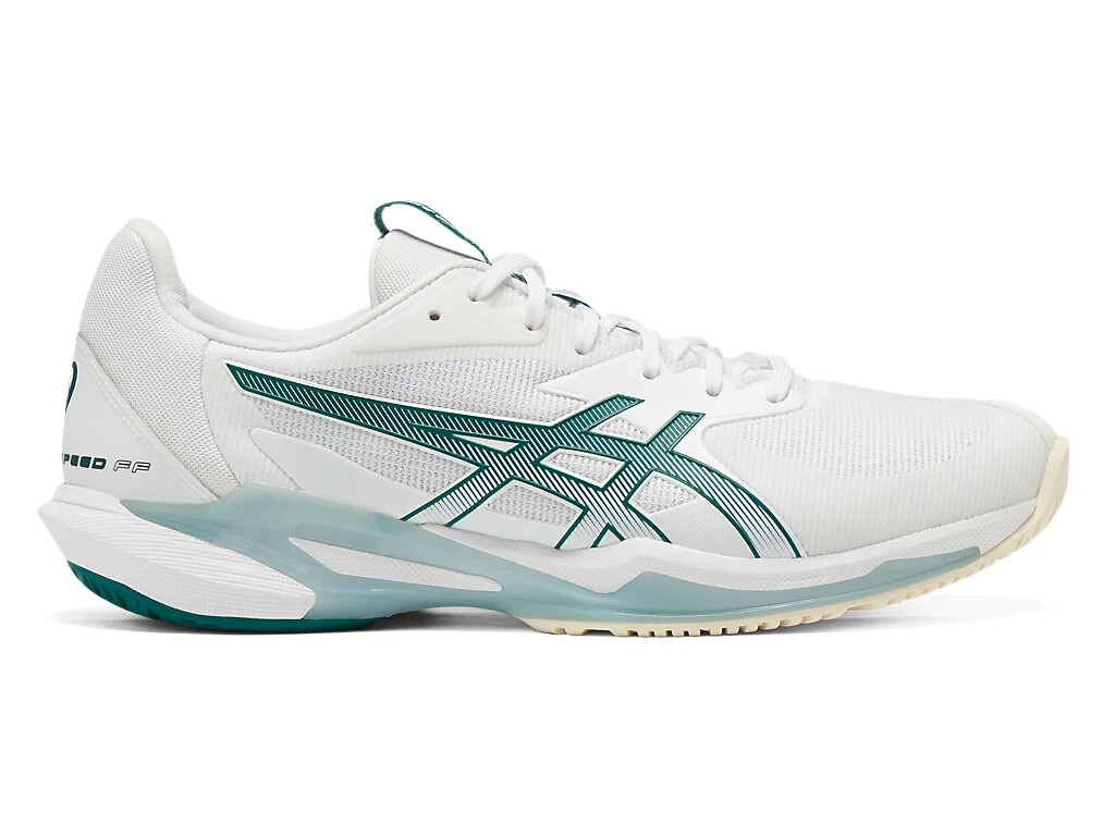 ASICS SOLUTION SPEED FF 3 1041A498 100 White Pitch Green Tennis