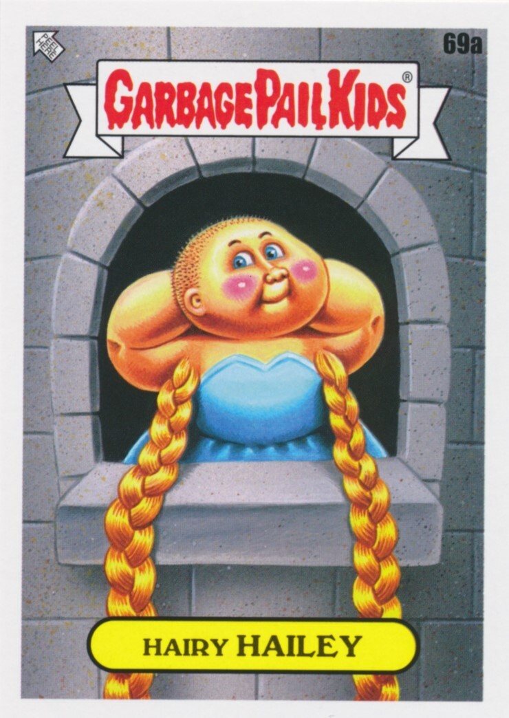 69a HAIRY HAILEY 2022 GPK Garbage Pail Kids Book Worms RUPUNZEL | eBay