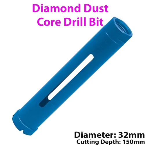 Drill 150mm hole in brick online