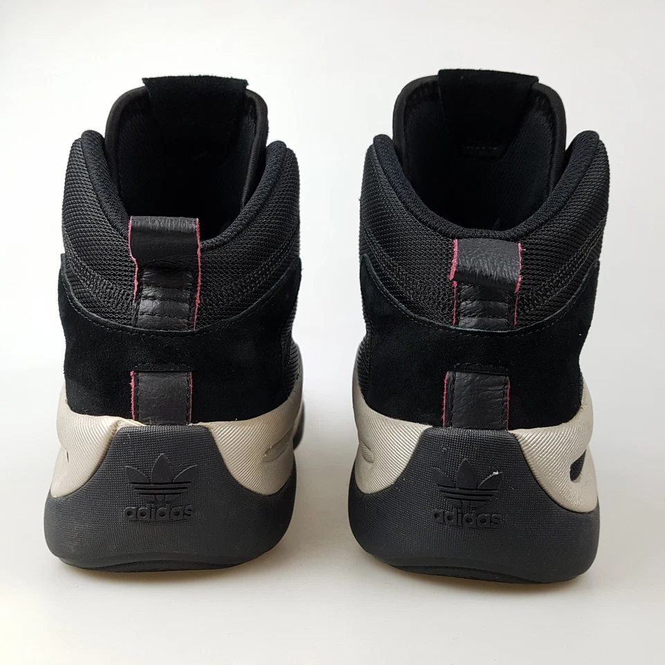 Women's ADIDAS 'Crazy 8 Adv' Sz 7 US Shoes Black Silver Mid| 3+ Extra 10% Off Foto 4 de 4
