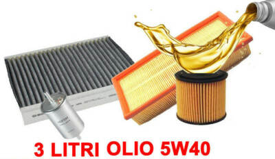 KIT TAGLIANDO SMART 450 800 CDI DIESEL 4 FILTRI 3 LT OLIO MOBIL1 5W30 - Foto 3
