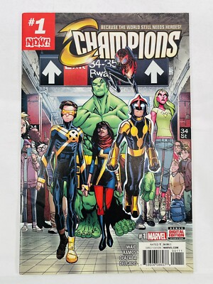 Champions #1 Now, NM Marvel (2016) 1st Print