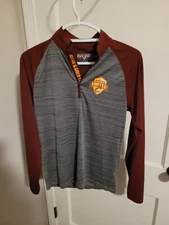 Cleveland Cavaliers Level Wear Women's Half Zip Pullover Maroon Gray Size XS