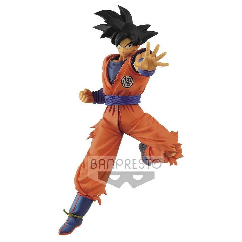 Statuette Son Goku Banpresto Dragon Ball Super Chosenshiretsuden avec finitions premium