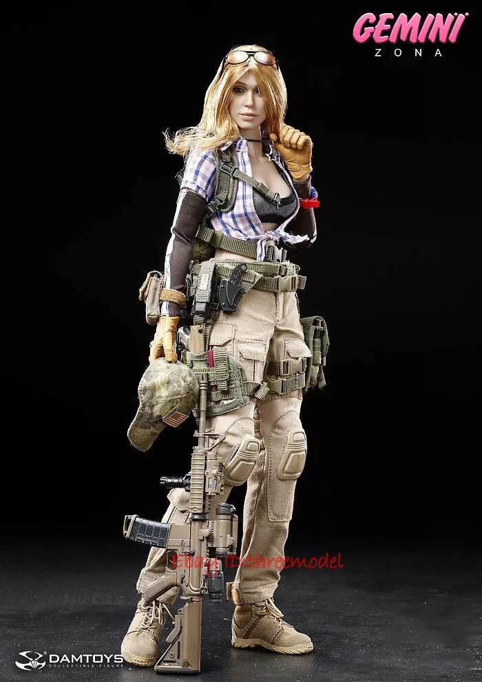 DAMTOYS DAM 1/6 DCG001 COMBAT GIRL Series Gemini Zona Action Figure In Stock