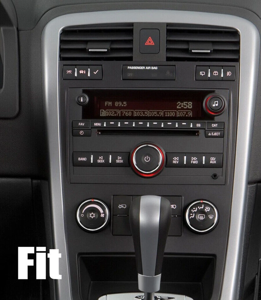 Wireless CarPlay Android 13 Stereo Radio Navi For Pontiac Torrent 2007 2008 2009 - Изображение 4 из 4