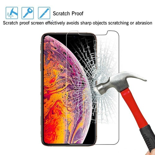 6 Tempered GLASS Screen Protector iPhone 11 XR X XSMax 11 Pro Max 8 7 2x 3-PACK - 第 4/6 張圖片