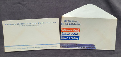 VINTAGE 1939 EISENBAHN AUF DER WELTAUSSTELLUNG EISENBAHN AUSSTELLUNG SOUVENIR 11