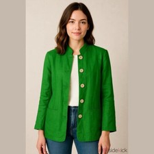 Harve B nard Vintage Linen Blazer in Size 12