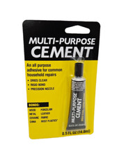 Multi-Purpose Cement All Purpose Adhesive Glue 1 1 Tube 0.5 FLOZ