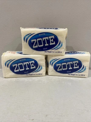 3 Pack - ZOTE LAUNDRY SOAP AZUL Washing Clothes Laundry 14.1oz