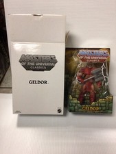 2014 He-Man Masters of Universe Classics GELDOR MOTU Mattel Figure W  Stickers
