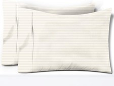 100 Egyptian Cotton Pillow Cases Set of 2, Texan Talkin' Damask 600 Series