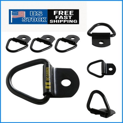 DC Cargo V-Ring Tie-Down Anchors 4-Pack | 2'' Heavy-Duty Steel | 1000 lbs