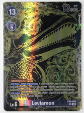 Leviamon EX5-063 SR Foil NEW Tamer's Evolution Box- Rise of Digimon