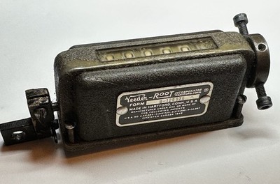 Vintage Veeder Root 6 Digit Mechanical Counter