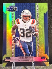 2025 Panini Honors TreVeyon Henderson Green Prizm /5 Patriots