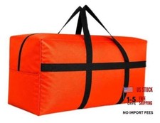 Extra Large Storage Duffle Bag with large - 35"l x 11.8"w x 19"h Orange