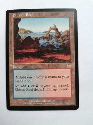 Magic the Gathering Karten MtG   '' Shivan Reef ''