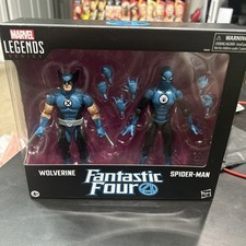 Marvel Legends Fantastic Four Wolverine Spider-Man 2-Pack 2024 Blue Suit Hasbro