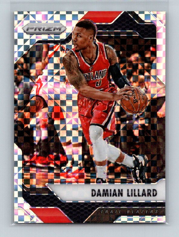 2016-17 Panini Prizm #271 Damian Lillard Starburst Prizms
